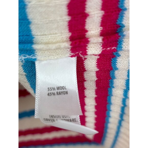 St. John Zip Ribbed Sweater Knit Cardigan & Tank Set Ivory Size Medium Small - Picture 8 of 12